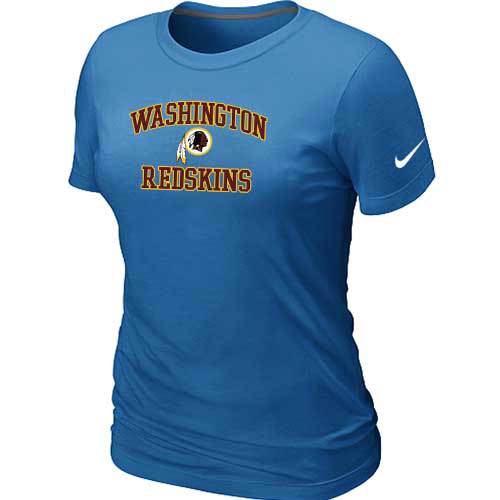 Nike Washington Redskins Women's Heart & Soul NFL T-Shirt - Light Blue